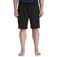 thumbnail image 1 of Harbor Bay by DXL Men's Big and Tall Jersey Knit Jams Shorts, Black, 1XLTALL, 1 of 6