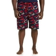 thumbnail image 1 of Harbor Bay by DXL Men's Big and Tall  Men's Big and Tall Jersey Knit Jams Shorts, Navy/Red Multi, 1XLTALL Navy Red Multi, 1 of 6