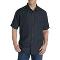 thumbnail image 1 of Harbor Bay by DXL Men's Big and Tall Microfiber Comfort Grid Sport Shirt, Navy, 2XLTALL, 1 of 6