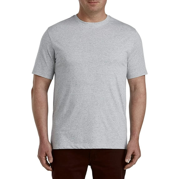 Harbor Bay by DXL Men's Big and Tall Neptune No Pocket T-Shirt, Grey Blue Neptune, 5XL