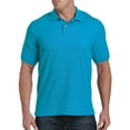 thumbnail image 1 of Harbor Bay by DXL Men's Big and Tall  Men's Big and Tall Piqu� Polo Shirt, Hawaiian Ocean, 4XLTALL, 1 of 6
