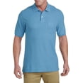 thumbnail image 1 of Harbor Bay by DXL Men's Big and Tall Pocket Piqu� Polo Shirt, Blue Jay, 4XLTALL, 1 of 6