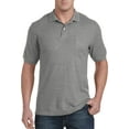 thumbnail image 1 of Harbor Bay by DXL Men's Big and Tall Pocket Piqu� Polo Shirt, Smoked Pearl Heather, 4XLTALL, 1 of 6