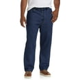 thumbnail image 1 of Harbor Bay by DXL Men's Big and Tall Rugged Loose-Fit Jeans, Dark Wash, 62W X 30L, 1 of 8