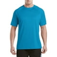 thumbnail image 1 of Harbor Bay by DXL Men's Big and Tall  Men's Big and Tall Swim Rash Guard T-Shirt, Blue Jewel, 2XLTALL 2XT, 1 of 5