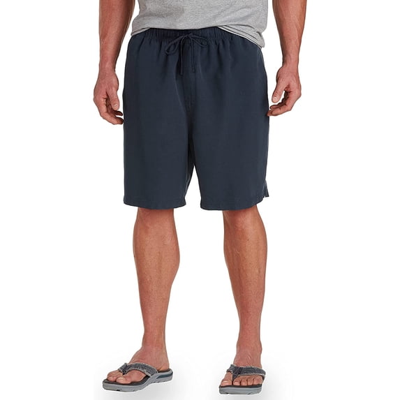 Harbor Bay by DXL Men's Big and Tall Swim Trunks, Estate Navy Blue, 4XL