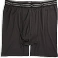 thumbnail image 1 of Harbor Bay by DXL Men's Big and Tall Tech Stretch Solid Boxer Briefs, Black, 3XL, Each, 1 of 7