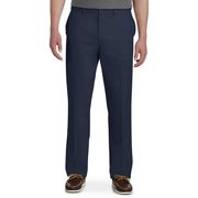 Harbor Bay by DXL Men's Big and Tall Men's Big and Tall Waist-Relaxer Pants, New Navy, 54W X 30L 54 x 30