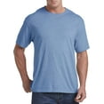 thumbnail image 1 of Harbor Bay by DXL Men's Big and Tall  Men's Big and Tall Wicking Jersey No-Pocket Tee Shirt, Bright Blue Heather, 2XLTALL Bright Blue Hthr, 1 of 6
