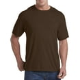 thumbnail image 1 of Harbor Bay by DXL Men's Big and Tall Wicking Jersey No-Pocket Tee Shirt, Brown Heather, XLTALL, 1 of 3