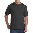thumbnail image 1 of Harbor Bay by DXL Men's Big and Tall Wicking Jersey No-Pocket Tee Shirt, Phantom Grey Heather, 4XLTALL, 1 of 6