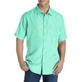 thumbnail image 1 of Microfiber Comfort Grid Sport Shirt Cabbage 1XLT, 1 of 3