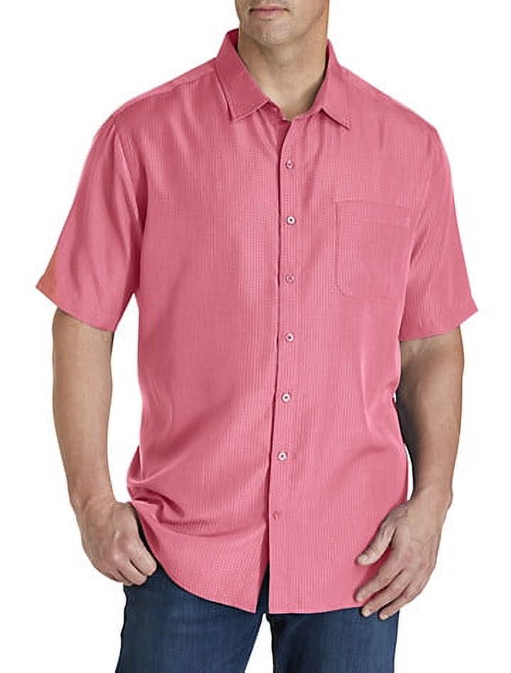 Harbor Bay by DXL Men's Big and Tall Microfiber Comfort Grid Sport