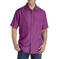 thumbnail image 1 of Microfiber Comfort Grid Sport Shirt Clover 2XLT, 1 of 3