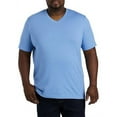 thumbnail image 1 of sweat resistant Jersey V-Neck T-Shirt Blue Yonder Hthr 2XL, 1 of 3