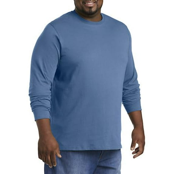 sweat resistant Long-Sleeve T-Shirt Moonlight Blue 6XLT