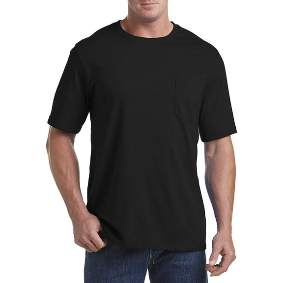 sweat resistant Pocket T-Shirt Black 5XL