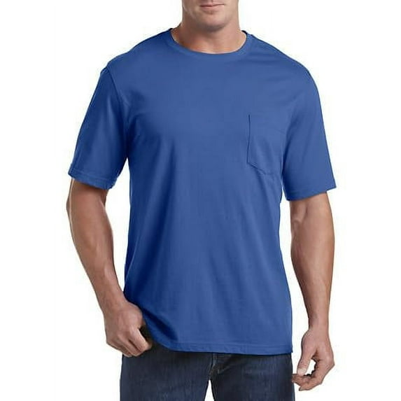 sweat resistant Pocket T-Shirt Blue Quartz 1XLT