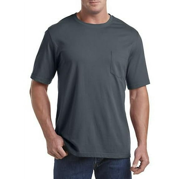 sweat resistant Pocket T-Shirt Charcoal Heather 3XL
