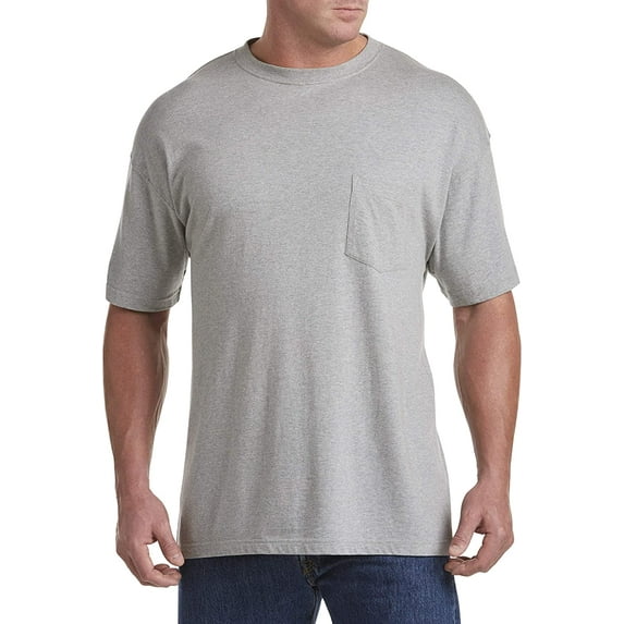 sweat resistant Pocket T-Shirt Grey Heather 2XL