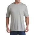 thumbnail image 1 of sweat resistant Pocket T-Shirt Grey Heather 4XLT, 1 of 5