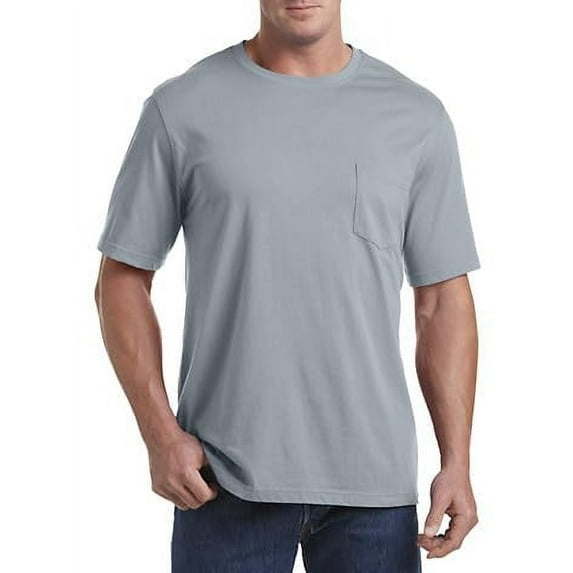 sweat resistant Pocket T-Shirt Neat Gray Heather 6XLT
