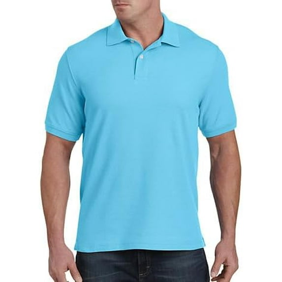 Piqué Polo Shirt Blue Atoll 7XL