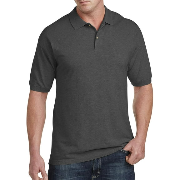 Piqué Polo Shirt Granite Heather 7XL