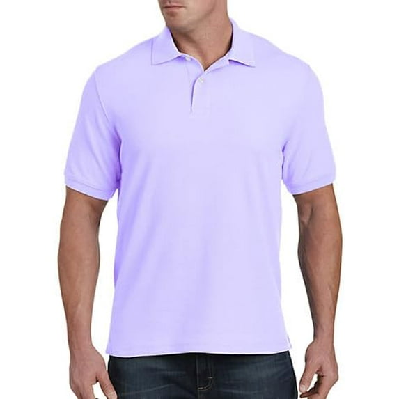 Piqué Polo Shirt Lavender 6XLT