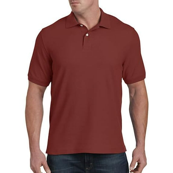 Piqué Polo Shirt Merlot 4XL