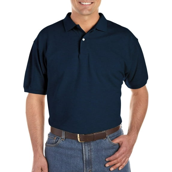 Piqué Polo Shirt Navy 8XLT