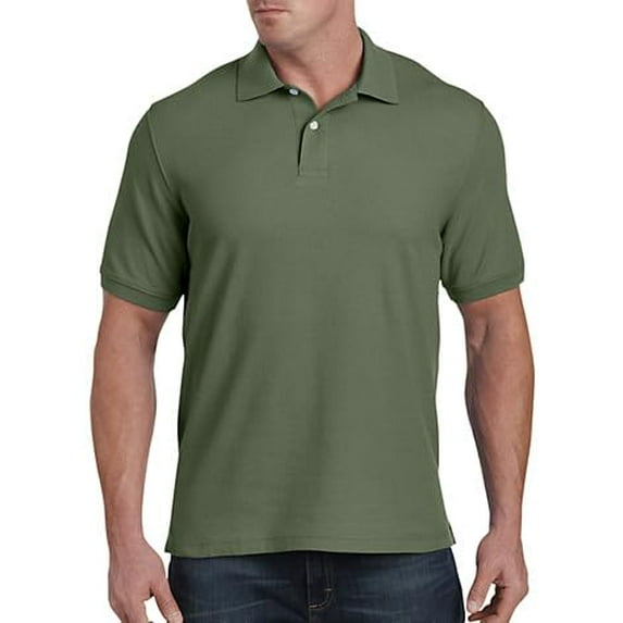 Piqué Polo Shirt Olive Night 6XLT