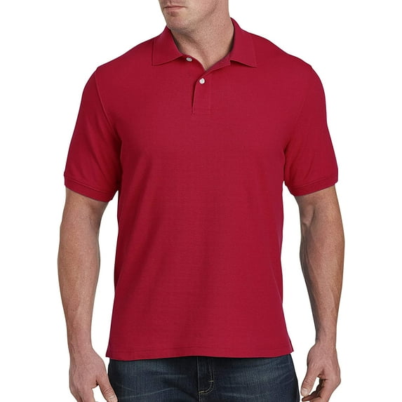 Piqué Polo Shirt Red 2XL