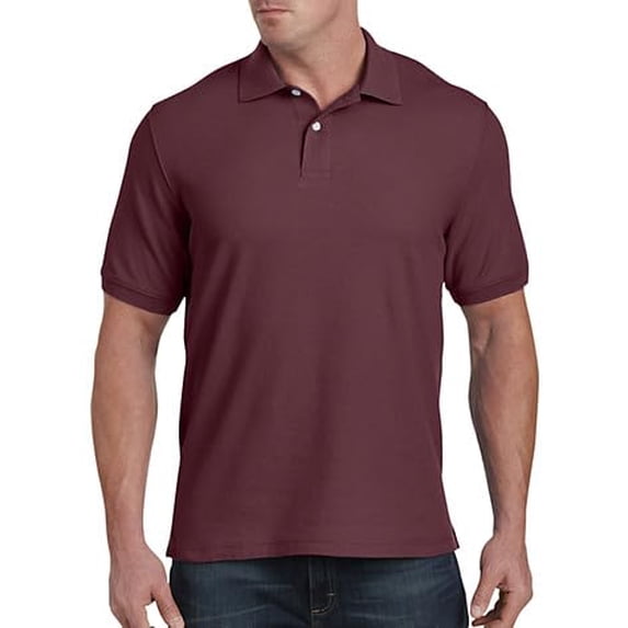 Piqué Polo Shirt Tawny Port 2XL