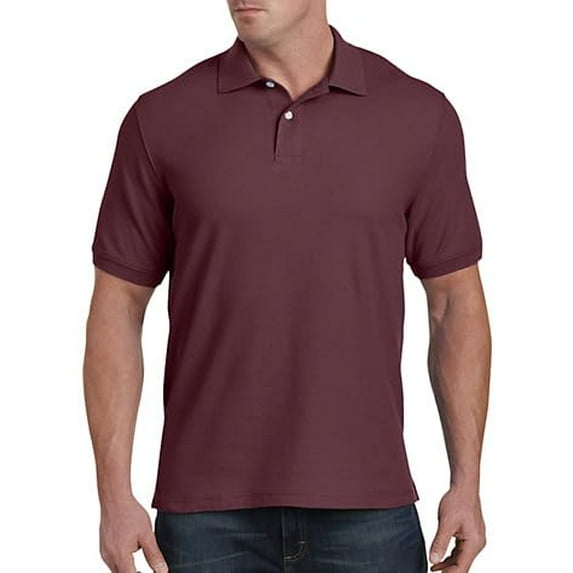 Piqué Polo Shirt Tawny Port 3XL