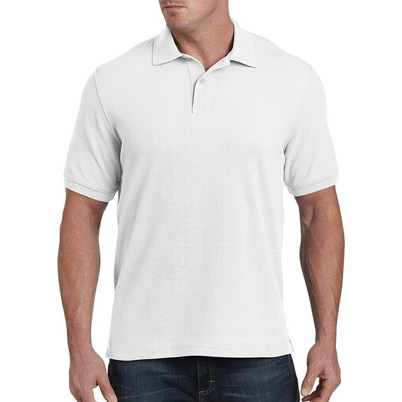 Piqué Polo Shirt White 4XL