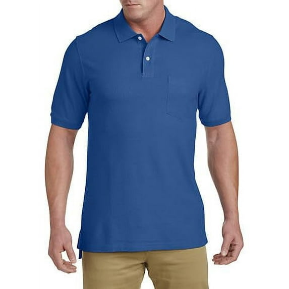 Pocket Piqué Polo Shirt Blue Quartz 4XL