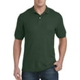 thumbnail image 1 of Pocket Piqué Polo Shirt Fern Green Heather 7XL, 1 of 6