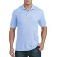 thumbnail image 1 of Pocket Piqué Polo Shirt Hydrangea Heather 3XLT, 1 of 3