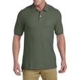 thumbnail image 1 of Pocket Piqué Polo Shirt Rifle Green Heather 6XLT, 1 of 3