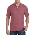 thumbnail image 1 of Pocket Piqué Polo Shirt Slate Rose Heather 5XLT, 1 of 6