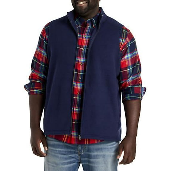 Polar Fleece Vest Navy 5XLT