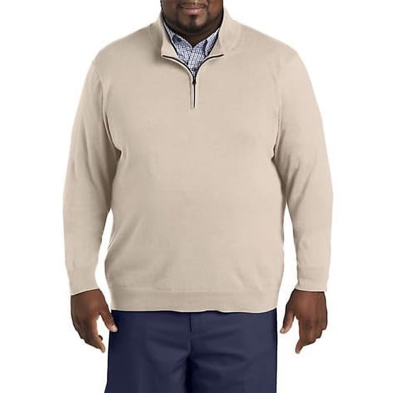 1/4-Zip Pullover Sweater Humus 2XLT