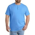 thumbnail image 1 of Slub Henley Shirt Azure Blue 7XLT, 1 of 5