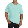 thumbnail image 1 of Slub Henley Shirt Wasabi 4XLT, 1 of 3