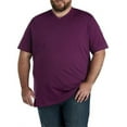 thumbnail image 1 of Slub Knit V-Neck T-Shirt Italian Plum 3XL, 1 of 3