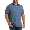 thumbnail image 1 of Striped Polo Shirt Aqua Green 2XL, 1 of 3