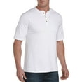 thumbnail image 1 of Wicking Jersey Henley Shirt White 4XLT, 1 of 5