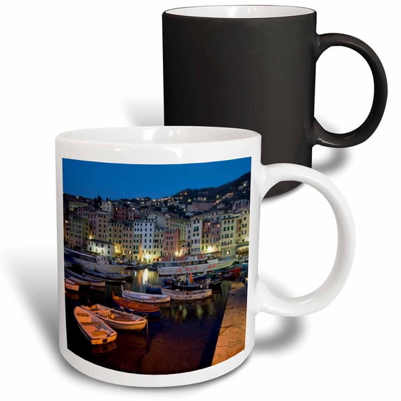 3drose, Harbor Boats, Camogli, Liguria, Italy - Eu16 Spi0365 - Sergio Pitamitz, 11oz Magic Transforming Mug