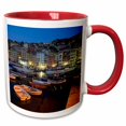 thumbnail image 1 of 3drose, Harbor Boats, Camogli, Liguria, Italy - Eu16 Spi0365 - Sergio Pitamitz, 15oz Two-tone Red Mug, 1 of 6
